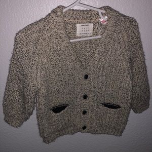 ZARA baby boy knit sweater cardigan